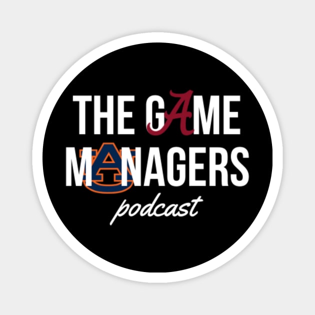 The Game Managers Podcast Alternate Logo Magnet by TheGameManagersPodcast